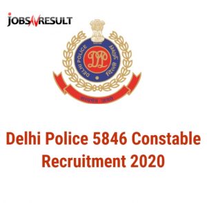 Delhi Police Constable Recruitment 2020