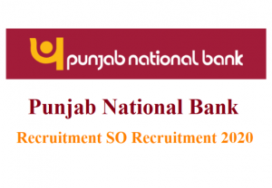 pnb SO Recruitment 2020