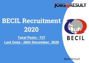 BECIL Recruitment 2020