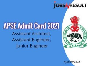 APSC admit card 2021