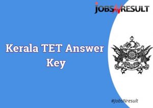 Kerala TET Answer Key 2021