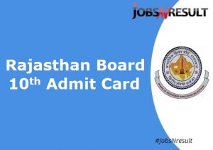 Rajasthan Board 10th Time Table