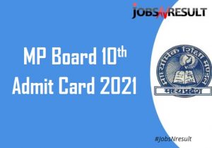 MP Board 10th Admit Card 2021