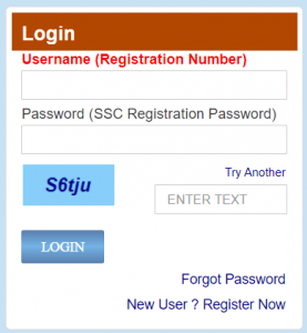 SSC MTS online apply