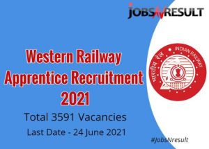 Western Railway Apprentice Recruitment 2021
