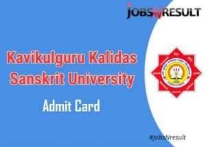 KKSU admit card