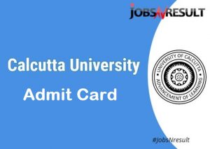 Calcutta University Admit Card