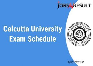 Calcutta University Exam Schedule