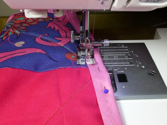 quilting with a sewing machine