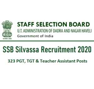 SSB SIlvassa Recruitment 2020
