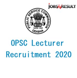 OPSC Lecturer Recruitment 2020