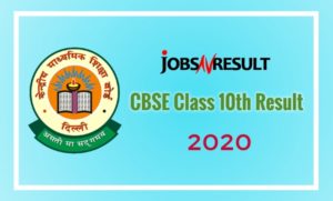 cbse 10th result 2020